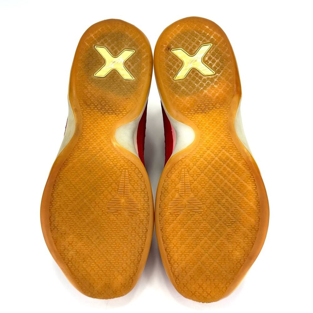 Nike Kobe X 10 Mid EXT 2015 Basketball Shoes Men Sz 13 University Red 802366-600 - Picture 8 of 16